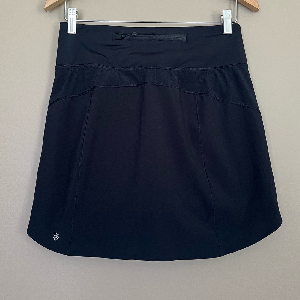 {Athleta} Run With It 16" Skort in Black - Womens Small - Picture 3 of 8